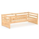 Ver imagem 1 de Cama Solteiro Dreams com Grade de Proteção Madeira Maciça Mel Megamobilia