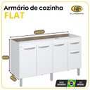 Ver imagem 4 de Balcão de Cozinha 3 Portas e 1 Gaveta 143 cm Branco