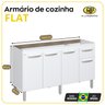 Balcão de Cozinha 3 Portas e 1 Gaveta 143 cm   - 4