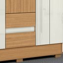 Ver imagem 5 de Guarda Roupa Casal 150cm 6 Portas Raely Atacama/off A15 - Mpozenato