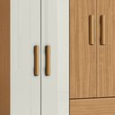 Ver imagem 4 de Guarda Roupa Casal 150cm 6 Portas Raely Atacama/off A15 - Mpozenato