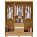 Ver imagem 3 de Guarda Roupa Casal 150cm 6 Portas Raely Atacama/off A15 - Mpozenato