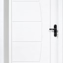 Ver imagem 3 de Kit Porta Pronta Maciça 214x89cm Eucalipto Pm78 Solar Cruzeiro Portas Abertura Esquerda