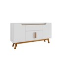 Ver imagem 1 de Aparador Buffet Future Branco com Cinamomo - Bechara