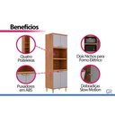 Ver imagem 4 de Torre Quente Cozinha Elena 4 Portas 2F 70cm Of White MGM