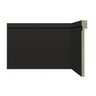 Rodapé de MDF Frisado de Sobrepor 12cm x 2,40m Rende 2,4 Metros Moldufama 1202 - 1