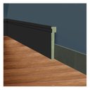 Ver imagem 2 de Rodapé MDF Frisado 12cm x 2,40m 1202 Moldufama