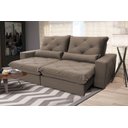 Ver imagem 4 de Sofá Reclinável 3 Lugares 250 cm Nebraska Marrom Platinum Tabaco