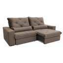 Ver imagem 4 de Sofá Reclinável 3 Lugares 300 cm Nebraska Marrom Platinum Tabaco