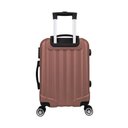 Ver imagem 4 de Mala de Bordo Abs 4 Rodas Adventure Fortt Rose Gold - Mab01-re