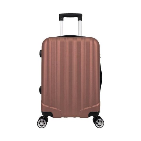Mala de Bordo Abs 4 Rodas Adventure Fortt Rose Gold - Mab01-re