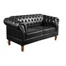 Conjunto Sofá Chesterfield 2 Lugares 2 Poltronas Dom Pedro - 6