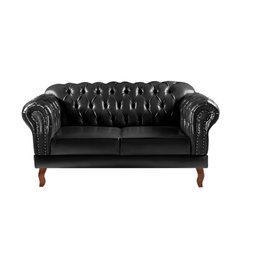 Conjunto Sofá Chesterfield 2 Lugares 2 Poltronas Dom Pedro - 5