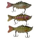 Ver imagem 1 de Isca Artificial 3 Peixe Pescaria Pesca Alto Realismo Captura Camping Robalo Lambari Rio Mar Lagoa