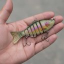 Ver imagem 5 de Isca Artificial 3 Peixe Pescaria Pesca Alto Realismo Captura Camping Robalo Lambari Rio Mar Lagoa