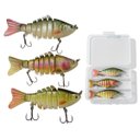 Ver imagem 4 de Isca Artificial 3 Peixe Pescaria Pesca Alto Realismo Captura Camping Robalo Lambari Rio Mar Lagoa