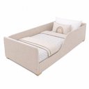 Ver imagem 2 de Cama Infantil Estofada Tecido Boucle Creme Tamanho Solteiro Conforto