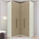 Ver imagem 2 de Guarda Roupa Modulado 3 Pecas Seletto Areia Jequitiba Henn