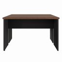 Ver imagem 6 de Mesa Escritório 2 Lugares 1,20m x 1,20m Pé Painel F5 Office Cor:Málaga com Preto