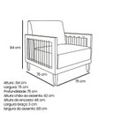 Ver imagem 3 de Poltrona Bex Corda Náutica Linho