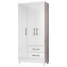 Guarda Roupa Infantil Ambiente Lima 3 Portas Branco Flex - Moval - 7