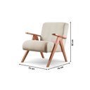 Ver imagem 4 de Poltrona Braço de Madeira Laguna