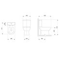 Ver imagem 3 de Kit Bacia com Caixa Acoplada e Assento e Ducha Higiênica com Derivação e Papeleira Celite