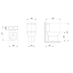 Kit Bacia com Caixa Acoplada e Assento e Ducha Higiênica com Derivação e Papeleira Celite - 3