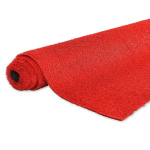 Grama Sintética Vermelha 20mm com Proteção Uv e Anti-fungo 2,00 X 5,00m (10m²)
