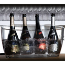 Ver imagem 2 de Champanheira Transparente Jeroboam Waf 5 Garrafas 48,5cm