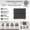 Ver imagem 7 de Cabeceira para Cama Casal Estofada 1,38 ,Mts Zoe Vilajo: Suede Crush Cacau