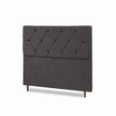 Ver imagem 4 de Cabeceira para Cama Casal Estofada 1,38 ,Mts Zoe Vilajo: Suede Crush Cacau