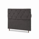 Ver imagem 5 de Cabeceira para Cama Casal Estofada 1,38 ,Mts Zoe Vilajo: Suede Crush Cacau