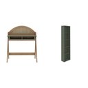 Ver imagem 2 de Kit 2 Peças com Escrivaninha Juli e Estante