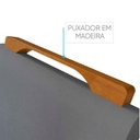 Ver imagem 3 de Conjunto Sala De Jantar Natalle 4 Lugares Com Mesa Redonda E Tampo Em Vidro 1,2m E 4 Cadeiras Mó