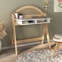 Ver imagem 3 de Kit 2 Peças com Escrivaninha Juli e Estante