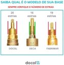 Ver imagem 6 de Acabamento Metal Registro Base Primor 1/2 - 3/4 e 1 Docol Acabamento Brilhante Cor Cromado