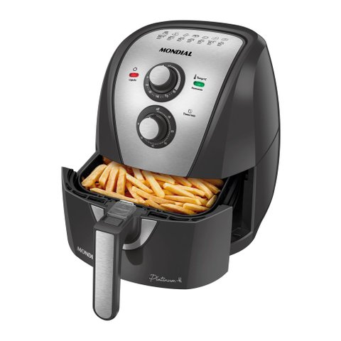 Fritadeira sem Óleo Air Fryer Mondial Afn 40 Pi 4 Litros 60hz 127v Grafite