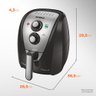 Fritadeira sem Óleo Air Fryer Mondial Afn 40 Pi 4 Litros 60hz 127v Grafite - 2