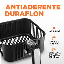 Fritadeira sem Óleo Air Fryer Mondial Afn 40 Pi 4 Litros 60hz 127v Grafite - 5