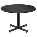 Ver imagem 1 de Mesa Redonda para 4 Lugares Centro Madeira Reunião - Preto Onix Preto Onix