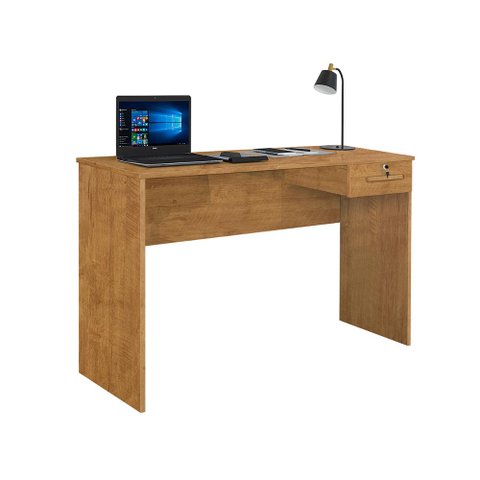 Escrivaninha Home Office Jaspe Cor:ipe Mesa de Estudo e Trabalho Mizza Decor