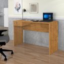 Ver imagem 2 de Escrivaninha Home Office Jaspe Cor:ipe Mesa de Estudo e Trabalho Mizza Decor