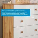 Ver mais imagens de Quarto de Bebê Berço Americano Guarda-Roupa e Cômoda MDF Mimo Espresso Móveis Branco Brilho/Amêndoa