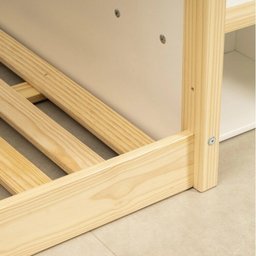  Beliche Infantil Montessoriano Garden com Escada Lateral e Proteção Casinha Janela, Grade X com LED Casatema - 9