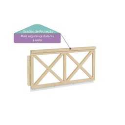  Beliche Infantil Montessoriano Garden com Escada Lateral e Proteção Casinha Janela, Grade X com LED Casatema - 18