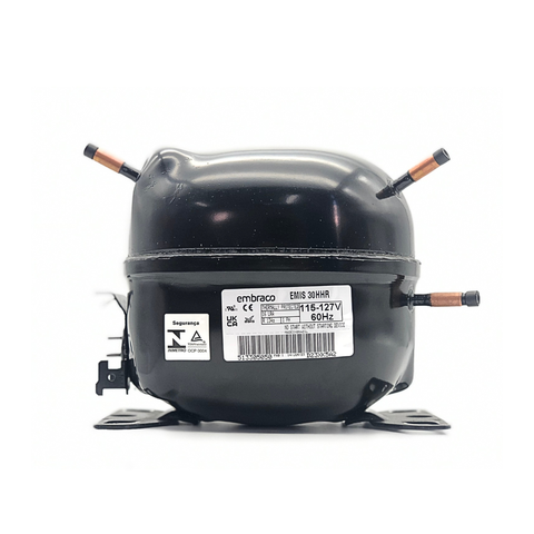 Motor Compressor 1/10 Hp Emis30hhr Embraco Gás R134a 110v