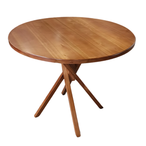 Mesa June Redonda 100% Madeira Maciça 80cm
