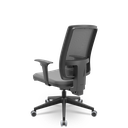 Ver imagem 3 de Cadeira Brizza Presidente Tela Cinza Base Italia Back System NR17 Braços Reguláveis Vinil Cinza T49