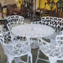 Ver imagem 6 de CONJUNTO DE VARANDA JARDIM MESA CADEIRA FAZENDA DECORAÇÃO PRONTO ARTES DECORAÇÃO DE JARDIM